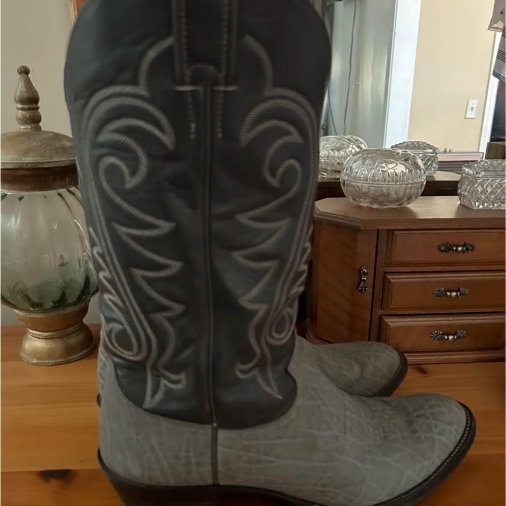 Men's Elephant Hide Cowboy Boot